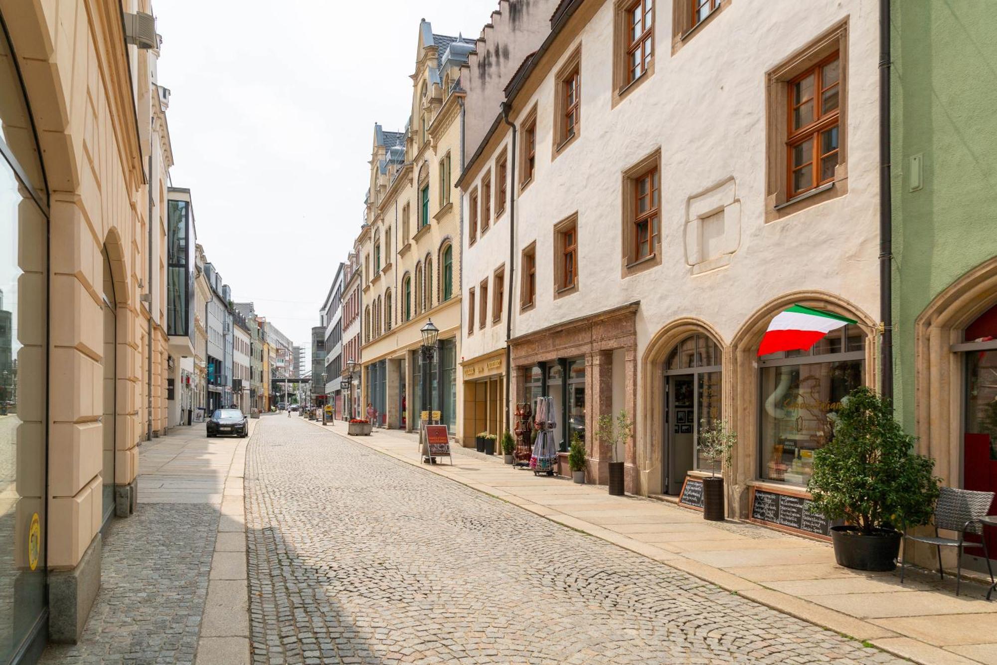 Soulscape Apartments Loft Zwickau Citycenter Mit Tg-Stellplatz, Magenta-Tv Und Klima 외부 사진